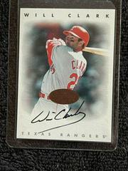 Will Clark [Bronze] Baseball Cards 1996 Leaf Signature Autographs Prices