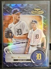 Matt Manning [Class 2 Black] #2 Baseball Cards 2022 Topps Gold Label Prices