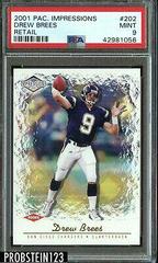 Drew Brees [Retail] #202 Football Cards 2001 Pacific Impressions Prices