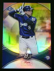 Ryan Braun [Orange] #18 Baseball Cards 2016 Bowman Platinum Prices