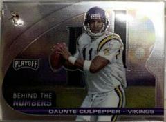 Daunte Culpepper #BTN-DCU Football Cards 2021 Panini Playoff Behind the Numbers Prices
