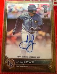 Josh Lowe [Gold] #BBA-JL Baseball Cards 2022 Topps Chrome Ben Baller Autographs Prices
