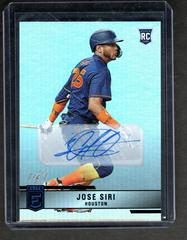 Jose Siri [Autograph] Baseball Cards 2022 Panini Chronicles Elite Prices