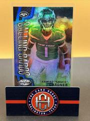 Ahmad 'Sauce' Gardner [Blue] #CALL-11 Football Cards 2023 Panini Certified Calling Prices