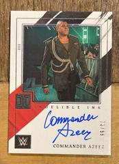 Commander Azeez Wrestling Cards 2022 Panini Impeccable WWE Indelible Ink Autographs Prices