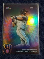 Christian Yelich [Tye Dye Glitter] #109 Baseball Cards 2022 Topps X Steve Aoki Prices