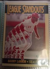 Barry Larkin #1 Baseball Cards 1990 Fleer League Standouts Prices