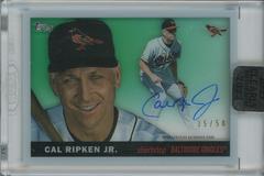 Cal Ripken Jr. #55RA-CR Baseball Cards 2022 Topps Clearly Authentic 1955 Reimagining Autographs Prices