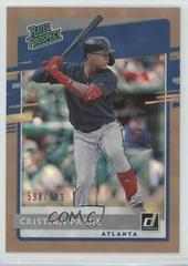 Cristian Pache Baseball Cards 2020 Panini Donruss Rated Prospects Prices