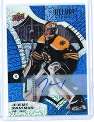Jeremy Swayman [Blue Line Autograph] Hockey Cards 2021 Upper Deck Allure Prices