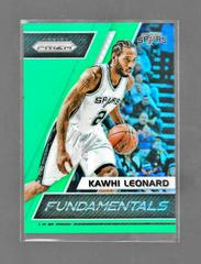 Kawhi Leonard [Green Prizm] #37 Basketball Cards 2017 Panini Prizm Fundamentals Prices