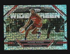 Jackie Young [Mojo] #10 Basketball Cards 2023 Panini Prizm WNBA Widescreen Prices