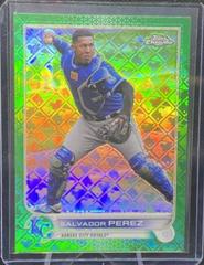 Salvador Perez [Green] Baseball Cards 2022 Topps Chrome Logofractor Prices