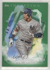 Aaron Judge [Green] #81 Baseball Cards 2019 Topps Inception Prices