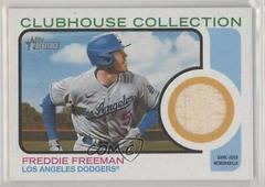 Freddie Freeman #CCR-FF Baseball Cards 2022 Topps Heritage Clubhouse Collection Relics Prices