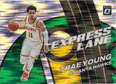 Trae Young [Green Shock] Basketball Cards 2021 Panini Donruss Optic Express Lane Prices