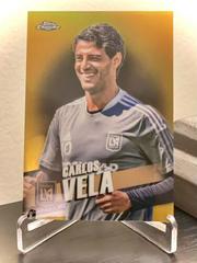 Carlos Vela [Sp Variation Gold] Soccer Cards 2022 Topps Chrome MLS Prices