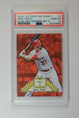 Mike Trout #1 Baseball Cards 2018 Topps 582 Montgomery Club 1951 Ringside Set 4 Prices