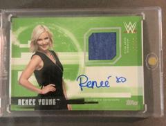 Renee Young [Green] Wrestling Cards 2017 Topps WWE Undisputed Autograph Relics Prices