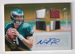 Nick Foles [Jersey Autograph Mirror Gold] #341 Football Cards 2012 Panini Certified Prices