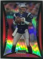 Tom Brady [Refractor] Football Cards 2008 Bowman Chrome Prices
