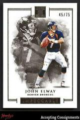 John Elway Football Cards 2016 Panini Impeccable Prices