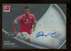 Karim Onisiwo Soccer Cards 2021 Topps Tier One Bundesliga Talent Autographs Prices