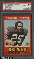 Frank Pitts [Town Talk] #18 Football Cards 1974 Wonder Bread Prices
