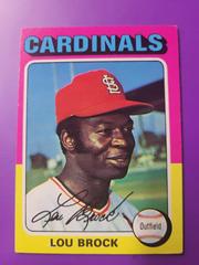 Lou Brock #540 Baseball Cards 1975 Topps Prices