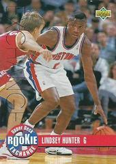 Lindsey Hunter #RE10 Basketball Cards 1993 Upper Deck Rookie Exchange Prices