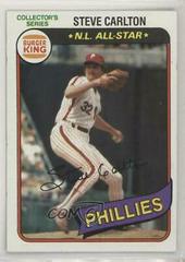 Steve Carlton Baseball Cards 1980 Burger King Pitch, Hit & Run Prices