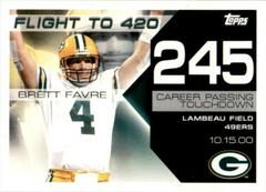 Brett Favre #BF245 Football Cards 2008 Topps Brett Favre Collection Prices