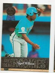 Nigel Wilson Baseball Cards 1993 Leaf Gold Rookies Prices
