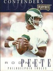 Rodney Peete Football Cards 1995 Playoff Contenders Prices