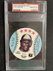 Tito Fuentes Baseball Cards 1976 Buckmans Discs Prices
