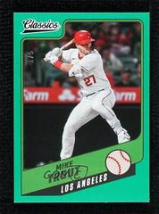 Mike Trout [Green] Baseball Cards 2022 Panini Chronicles Classics Prices