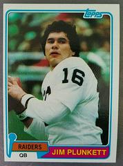Jim Plunkett Football Cards 1981 Topps Prices