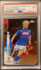 Dries Mertens [Red] Soccer Cards 2019 Topps Chrome UEFA Champions League Sapphire Prices