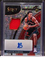Scottie Barnes [Disco Prizm] Basketball Cards 2021 Panini Select Rookie Jersey Autographs Prices