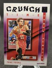Trae Young [Purple] Basketball Cards 2021 Panini Donruss Crunch Time Prices