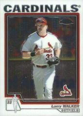 Larry Walker #T31 Baseball Cards 2004 Topps Chrome Traded Prices