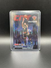 Jalen Brunson [Hyper Red] #21 Basketball Cards 2023 Panini Hoops City Edition Prices