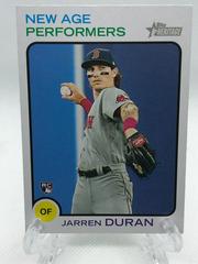 Jarren Duran #NAP-23 Baseball Cards 2022 Topps Heritage New Age Performers Prices