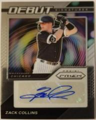 Zack Collins #DS-ZC Baseball Cards 2021 Panini Prizm Debut Signatures Prices