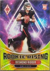 Desmond Ridder [Yellow] #RIS-3 Football Cards 2022 Panini Phoenix Rookie Rising Prices