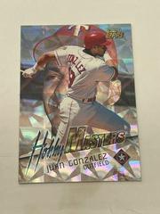 Juan Gonzalez #HM9 Baseball Cards 1997 Topps Hobby Masters Prices