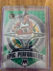 Nikola Jokic [Green] Basketball Cards 2021 Panini Mosaic Epic Performers Prices