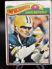 Dave Beverly Football Cards 1977 Topps Mexican Prices