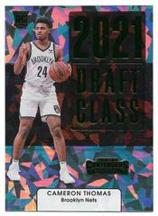 Cameron Thomas [Green Ice] Basketball Cards 2021 Panini Contenders Draft Class Prices