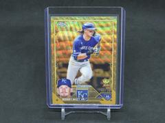 Bobby Witt Jr. [Wave Gold] Baseball Cards 2023 Topps Gilded Collection Prices